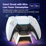 ⁦شاحن وحدة تحكم Playstation 5، قاعدة شحن لوحدة تحكم Playstation 5 من دوبي⁩ - الصورة ⁦6⁩