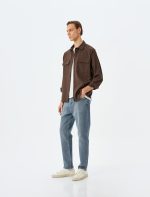 ⁦KOTON Mens Joe Tapered Fit Jeans TROUSERS⁩ - الصورة ⁦3⁩