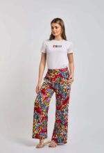 ⁦تيشرت أنيق بقصة عادية وأكمام قصيرة للنساء بتصميم عصري من بريمودا، موديل PRWxx004595⁩ - الصورة ⁦4⁩