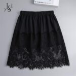 Lavito French Lace Fabric Extension Pocket with Its Unique Shape