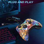 ⁦Wired USB Controller Gamepad Joystick for Microsoft Xbox 360 Console Windows PC Laptop Computer Video Game Color⁩ - الصورة ⁦3⁩
