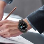 ⁦سوار جلدي 22 ملم متوافق مع ساعة سامسونج جالاكسي 3 45 ملم من تاسيكار، سوار بديل من الجلد الطبيعي الممتاز متوافق مع ساعة جالاكسي 46 ملم، 22 ملم⁩ - الصورة ⁦7⁩
