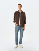 ⁦KOTON Mens Joe Tapered Fit Jeans TROUSERS⁩ - الصورة ⁦2⁩