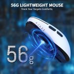 ⁦ماوس ألعاب AJ159 مزدوج وخفيف الوزن مع مستقبل سلكي من نوع C وUSB مع مستشعر PAW3395 و5 أزرار قابلة للبرمجة بتصميم مريح ومتناسق لأجهزة بلاي ستيشن 4 واكس بوكس والكمبيوتر وماك من اجاز⁩ - الصورة ⁦4⁩