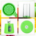 ⁦كوب خلاط محمول من امازون، خلاط عصارة كهربائي بمنفذ USB، خلاط صغير محمول للميلكشيكس والمخفوقات والعصائر، سعة 380 مل، ست شفرات رائعة للخلط، خفيف الوزن (متعدد الألوان)⁩ - الصورة ⁦6⁩