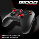 TAG G1000 USB Gamepad | Dual Vibration Motor | Turbo Mode | Accurate Joysticks | Ergonomic Design | V-strip LED Indicator | High Performance Gaming Controller/Remote | Plug And Play | Supports PC, PS3 - الصورة 2
