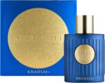 Khadlaj Azure Velvet, Luxury Perfume, Blue and Gold For Men
