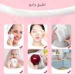 ⁦مناشف السفر - اكتشف فوائد مناشف السفر المدمجة، فائقة الامتصاص، والمثالية لمحبي الأنشطة في الهواء الطلق والمخيمين الذين يحتاجون إلى حلول فعالة لتنظيف الوجه. (28 مناشف)⁩ - الصورة ⁦5⁩