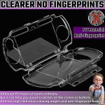 Clear Hard Case for PSP 3000 for PSP 2000,Protective Transparent Hard Case, Full Cover Protector Cover Case with Clear Display Movie Bracket, Shock/Scratch Resistant (for PSP 2000/PSP 3000 Series) - الصورة 4