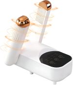 HEAVY DUTY SHOE DRYER - A must-have for outdoor enthusiasts, this shoe dryer accommodates different types of shoes, ensuring they are dry and ready for your next adventure.(White)