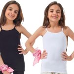 طقم توب قطن للبنات من قطعتين مسيري