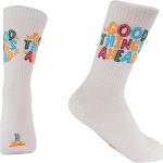 good luck printed crew socks For Unisex 80251-P