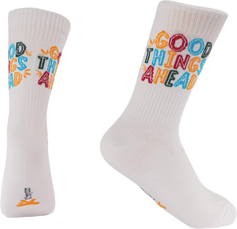 good luck printed crew socks For Unisex 80251-P