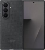 جراب أراميد فاخر من Next Store لـ سامسونج جالاكسي Z Fold 7 - غطاء حماية من ألياف الكربون، تصميم فائق النحافة وخفيف الوزن، حافظة صلبة مضادة للخدوش والبصمات، ملمس ناعم