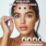 قلم حواجب ميكروبليدينج 4 نقاط مع قلم رفع وتحديد حواجب طويل الأمد مقاوم للماء يعطى تأثير وشم حواجب طبيعي لمحبي الجمال من كيو اي سي، (لون #01 بني فاتح)