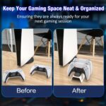 ⁦شاحن وحدة تحكم Playstation 5، قاعدة شحن لوحدة تحكم Playstation 5 من دوبي⁩ - الصورة ⁦3⁩
