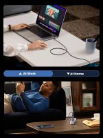 كابل شحن سريع L513 USB-C إلى USB-C PD من يوجرين بطول 2 م لون رمادي سبيس جراي - الصورة 8