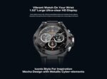 ⁦ساعة انفنيكس XWatch3GT- XW3GT الذكية: مقاومة للماء بتصنيف IP68، شاشة HD كبيرة للغاية 1.54 انش، 123 وضع رياضي، دعم مكالمات بلوتوث، مراقبة الصحة وتتبع اللياقة البدنية، سوارين، ضمان لمدة عام⁩ - الصورة ⁦4⁩