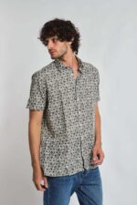 DALYDRESS Men Fancy Regular Fit Short Sleeve Cotton Shirt DRMxx002518 Modern - الصورة 2