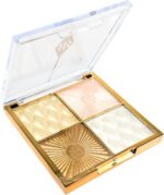 ⁦بودرة هايلايتر طراز RB-1079، متعددة الابعاد من روز بيري، باليت احترافية تحوي 4 درجات لون، 14 جم، لون ايه⁩ - الصورة ⁦3⁩