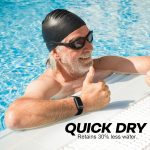 DADO HydroKnit Waterproof Nylon Sport Band Compatible with WHOOP 5.0, One, Peak, and Life | Elastic, Fast-Drying, Water-Resistant, and Comfortable Strap for Active Lifestyles - الصورة 6