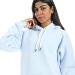 ⁦سويت شيرت بغطاء للرأس من الصوف الناعم بأكمام طويلة للنساء من اندورا⁩ - الصورة ⁦4⁩