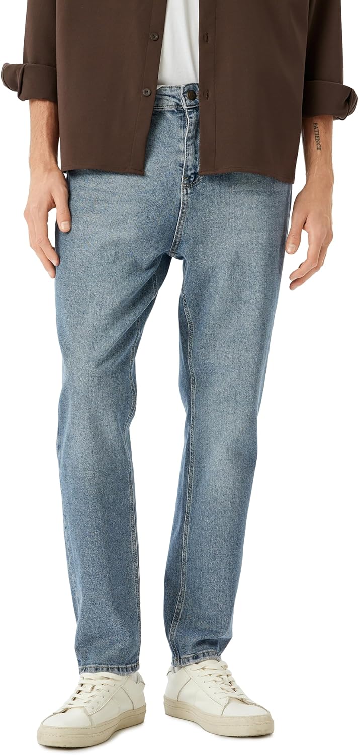 KOTON Mens Joe Tapered Fit Jeans TROUSERS