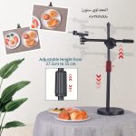 ⁦حامل تصوير افقى للفيديووالفوتوغرافى للجوال يدور 360 درجة بدون ذراع ، جوي منخفض الزاوية تسجيل مباشر عصا تثبيت من المعداوي ستورز⁩ - الصورة ⁦6⁩