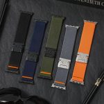 ⁦Stretchy Nylon Strap for Apple Watch Ultra 3 2 1 Strap 49mm 46mm 45mm 44mm 42mm iWatch Straps for Men Women,Parachute Clasp Elastic Sport Band for Apple Watch Series 11 10 9 8 7 6 5 4 3 SE/2⁩ - الصورة ⁦6⁩