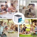 ⁦مكيف هواء محمول وهادئ، 7 ألوان بإضاءة LED، مروحة 3 سرعات قابلة للتعديل للسيارة والمكتب والسفر العائلي⁩ - الصورة ⁦7⁩