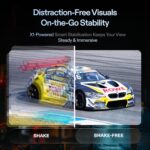 ⁦نظارة واقع معزز ون برو شريحة X1 3 DoF شاشة افتراضية 171 بوصة FOV 57° 120Hz صوت بوس شاشة سوني OLED 3 وضع تعتيم تتوافق مع PS5/نينتندو سويتش 2/آيفون 16 و15/ستيم دك/كمبيوتر/أندرويد/iOS من اكس ريل، ميديوم⁩ - الصورة ⁦8⁩
