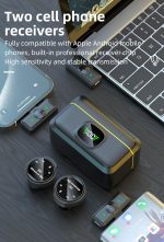 General GM34 Combo Wireless Lavalier Microphone with Noise Reduction, Silent & Reverb Modes – 50m Range, 8H Battery, Type-C/Lightning Receiver – for Vlogs, Interviews, Online Streaming - الصورة 9