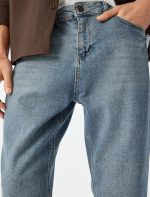 ⁦KOTON Mens Joe Tapered Fit Jeans TROUSERS⁩ - الصورة ⁦5⁩