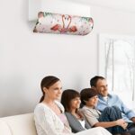 ⁦موزع هواء لمنع تيارات الهواء الباردة من تكييفات الهواء، تصميم سهل التثبيت وسهل التنظيف بزوايا قابلة للتعديل⁩ - الصورة ⁦9⁩