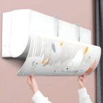 ⁦ملحق تبريد - تحسين توزيع الهواء في غرفتك مع عاكس هواء تيار متردد قابل للتعديل، يمنع التيارات الهوائية، سهل التركيب، حامل جداري عصري، أنيق وعملي (عبوة من 3 قطع))⁩ - الصورة ⁦4⁩