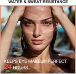 ⁦قلم حواجب مع 4 رؤوس متفرقة مقاوم للماء والتلطخ، يخلق مظهرًا طبيعيًا، قلم سائل للحواجب برؤوس متفرقة (لون بني-N3)⁩ - الصورة ⁦2⁩
