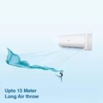 ⁦Haier Turbo Cool Plus 2023 Model 1 Ton 2 Star Split Extreme Temperature Cooling,Micro Antibacterial Filter AC - White (HS12T-TQS2BE-FS/HU12-2BE-FS, Copper Condenser)⁩ - الصورة ⁦5⁩