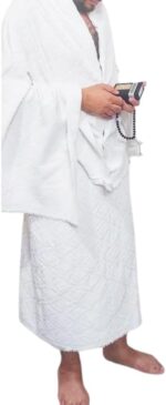 Men’s Ihram Clothing – 100% Egyptian Cotton – Hajj & Umrah Premium Set With Gifts - الصورة 2