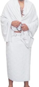 Men’s Ihram Clothing – 100% Egyptian Cotton – Hajj & Umrah Premium Set With Gifts