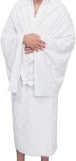 Men’s Ihram Clothing – 100% Egyptian Cotton – Hajj & Umrah Premium Set With Gifts - الصورة 4