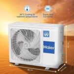 ⁦Haier Turbo Cool Plus 2023 Model 1 Ton 2 Star Split Extreme Temperature Cooling,Micro Antibacterial Filter AC - White (HS12T-TQS2BE-FS/HU12-2BE-FS, Copper Condenser)⁩ - الصورة ⁦4⁩