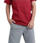 junior Baby Boys Printed Short Sleeves Set (T-Shirt & Pentacore) Bathrobe