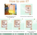⁦مروحة تكييف هواء محمولة من كيس بلس، مروحة ترطيب صغيرة شخصية بخزان مياه بمنفذ USB وسعة 500 مل مع اضاءة ليد بـ7 الوان و3 عدادات للوقت و3 سرعات رياح و3 اوضاع رذاذ للمنزل والمكتب - متعددة الالوان⁩ - الصورة ⁦8⁩