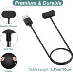 ⁦كيبل شاحن لساعة امازفيت شحن USB بطول 3.3 قدم من كيس سمارت لامازفيت GTS 2 2e GTR 4 تي-ريكس 3 زيب اي-زد ميني 2e برو زد⁩ - الصورة ⁦4⁩