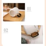 Ceramic mug,Ceramic Coffee Cups,milk cup, Ceramic mugs for home and office,Ceramic breakfast mug with handle,Microwave safe milk coffee cup (white) - الصورة 6