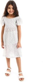 KADY Girls Back Lace Stitched Girls Dress Back Lace Stitched Girls Dress