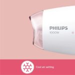 فيليبس مجفف شعر HP8108 (1000 واط) بمقبض قابل للطي، وردي - الصورة 5