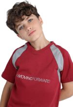 ⁦junior Baby Boys Printed Short Sleeves Set (T-Shirt & Pentacore) Bathrobe⁩ - الصورة ⁦3⁩