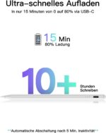 ⁦قلم ستايلس لجهاز آيباد 2018-2024 من كيبرو بحساسية للإمالة، متوافق مع آيباد برو 13/12.9/11 بوصة، آيباد 10/9/8/7/6، آيباد ميني 6/5، آيباد اير 5/4/3، آيباد برو M4، آيباد اير M2⁩ - الصورة ⁦3⁩