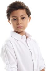⁦قميص قطن بأكمام طويلة للأولاد من ماستر⁩ - الصورة ⁦4⁩